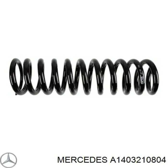 Muelle delantero Mercedes A1403210804 precio, desde 210,00 EUR