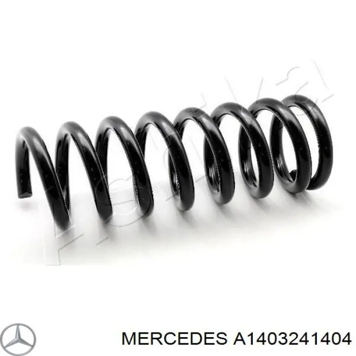 A1403241404 Mercedes muelle de suspensión eje trasero