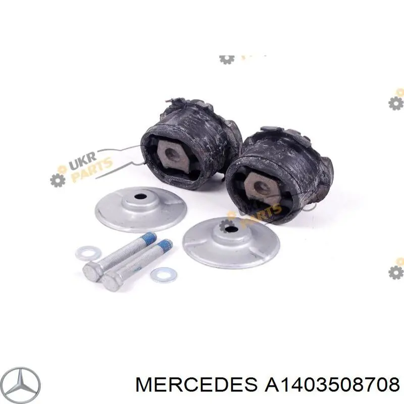 A1403508708 Mercedes suspensión, cuerpo del eje trasero