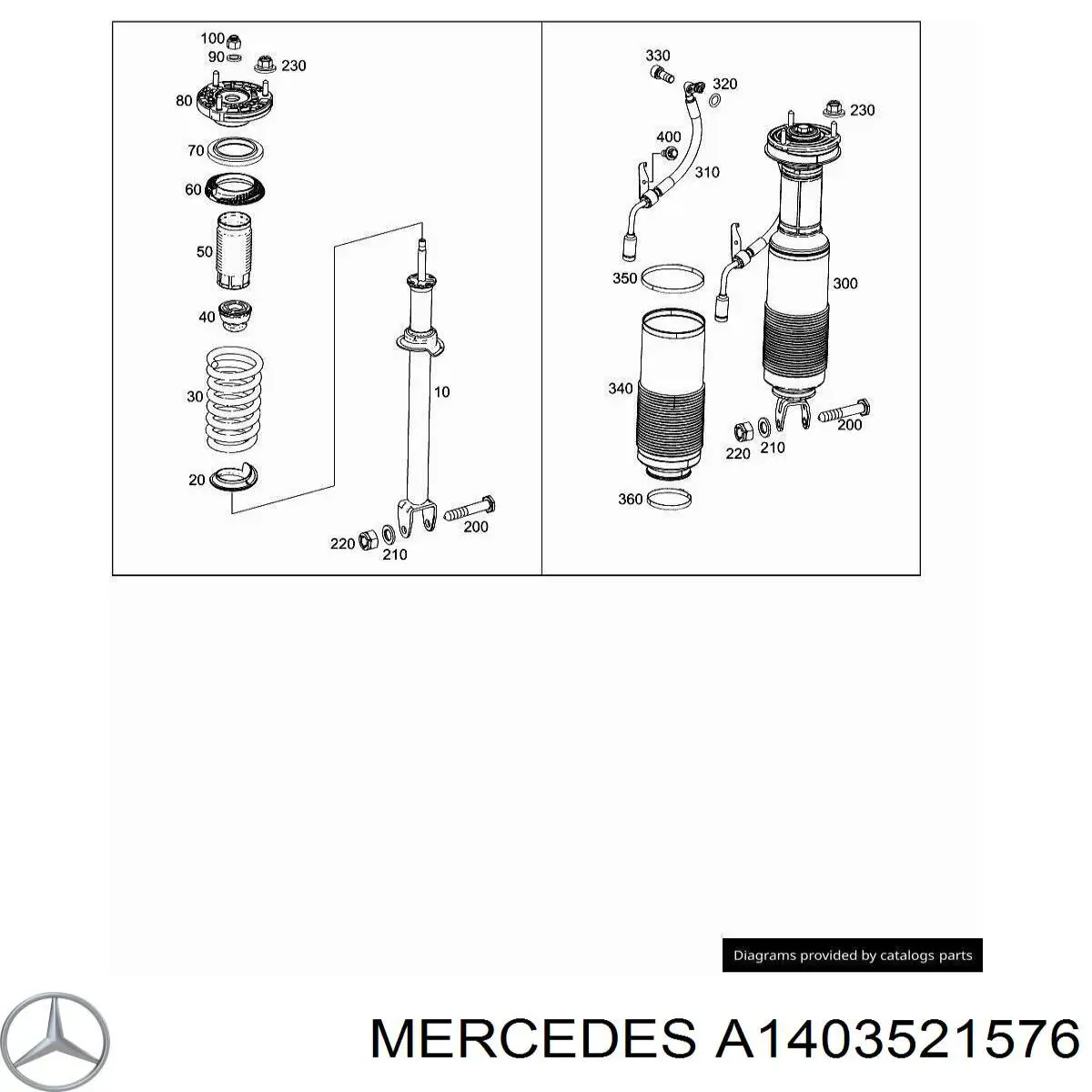  Mercedes A1403521576 precio, desde 3,51 EUR