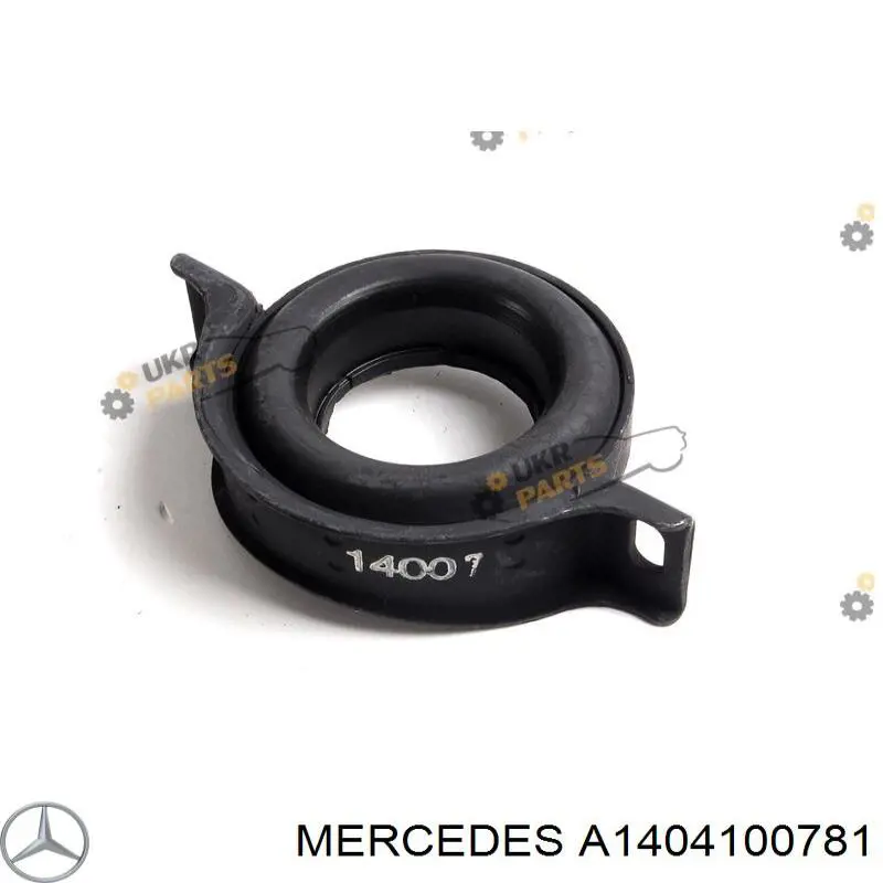 A1404100781 Mercedes soporte central externol de eje de transmision