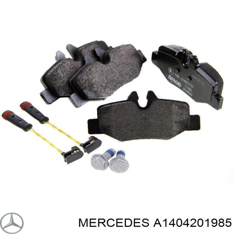 Comprar A1404201985 Mercedes Cable de freno de mano trasero izquierdo