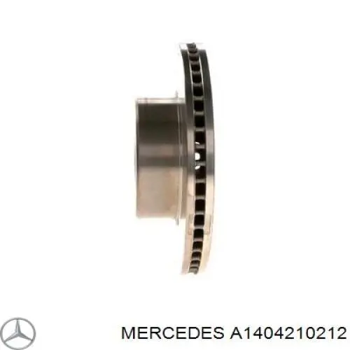 Disco de freno A1404210212 Mercedes