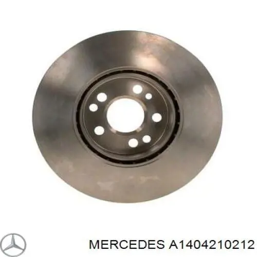 A1404210212 Mercedes disco de freno delantero