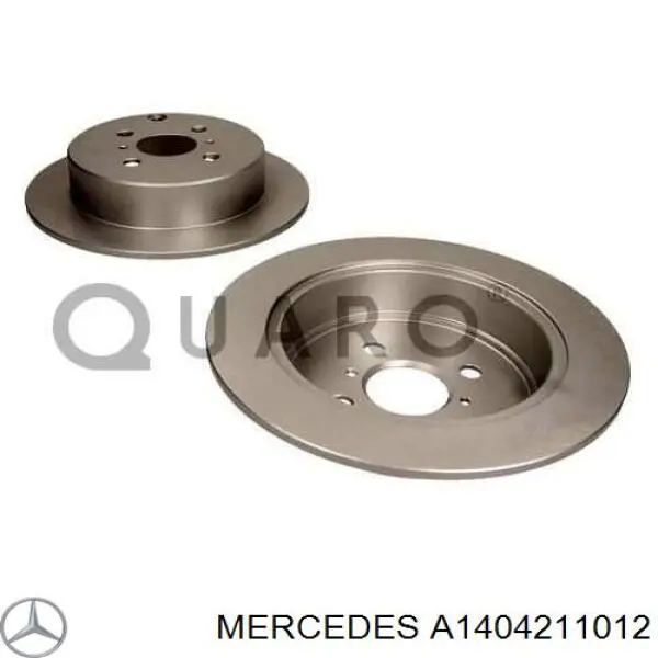 Comprar A1404211012 Mercedes Freno de disco delantero