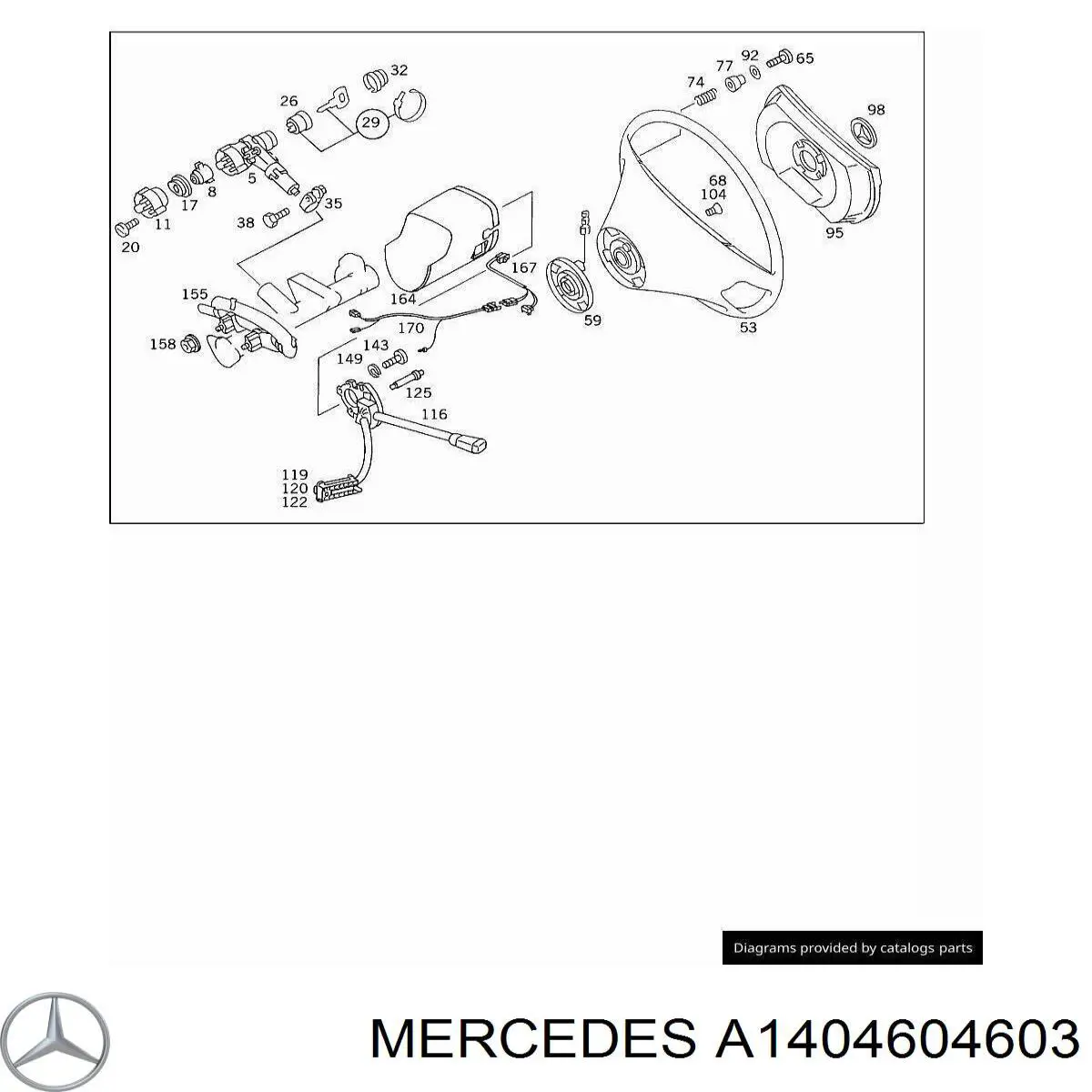Volante Mercedes A1404604603 precio, desde  