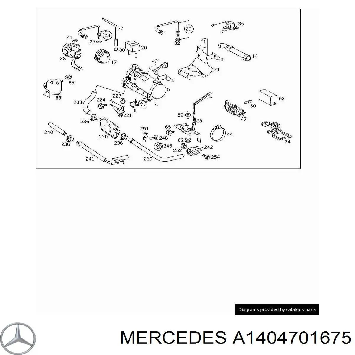A1404701675 Mercedes 