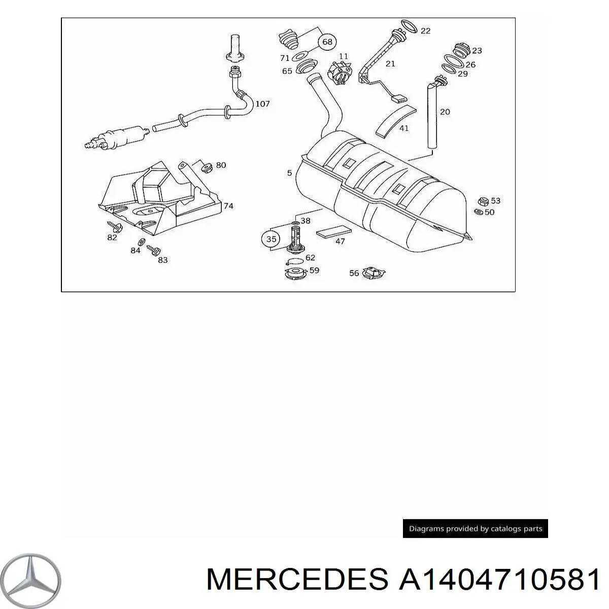 A1404710581 Mercedes 