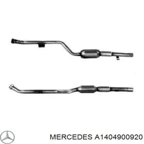 Tubo colector de escape delantero izquierdo Mercedes A1404900920 precio, desde 2974,79 EUR