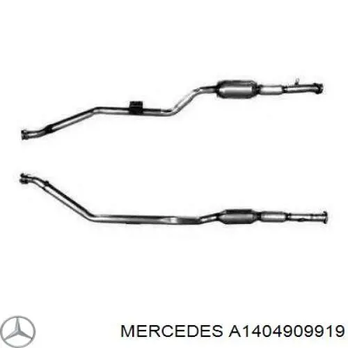 Tubo colector de escape delantero derecho Mercedes A1404909919 precio, desde 3017,38 EUR
