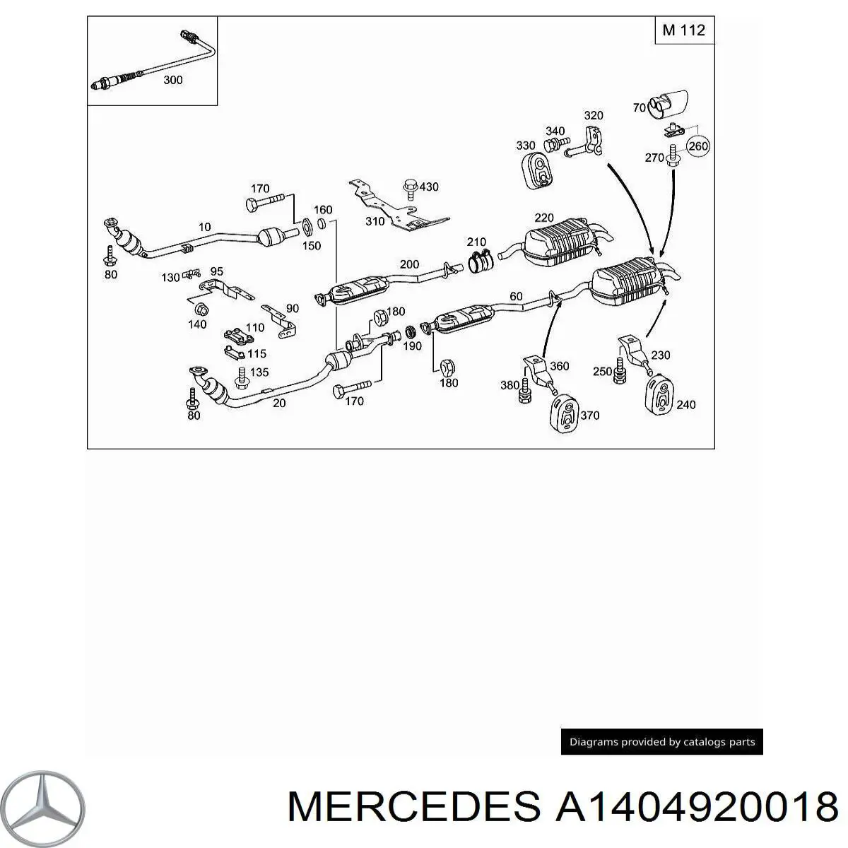  Mercedes A1404920018 precio, desde 155,48 EUR