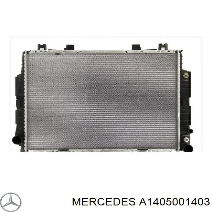 A1405001403 Mercedes radiador