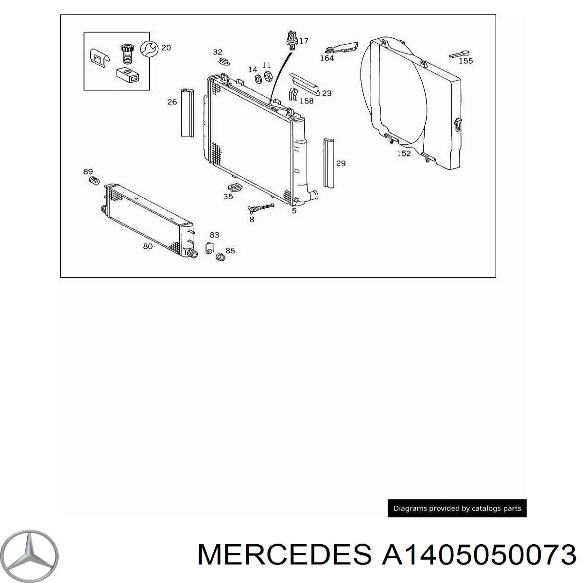  Mercedes A1405050073 precio, desde 36,67 EUR