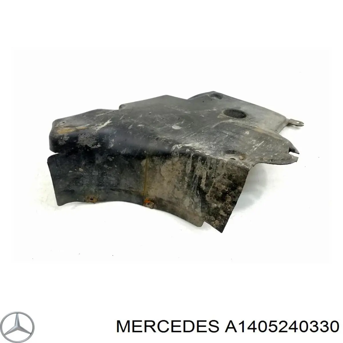 A1405240330 Mercedes Protector antiempotramiento del motor delantera