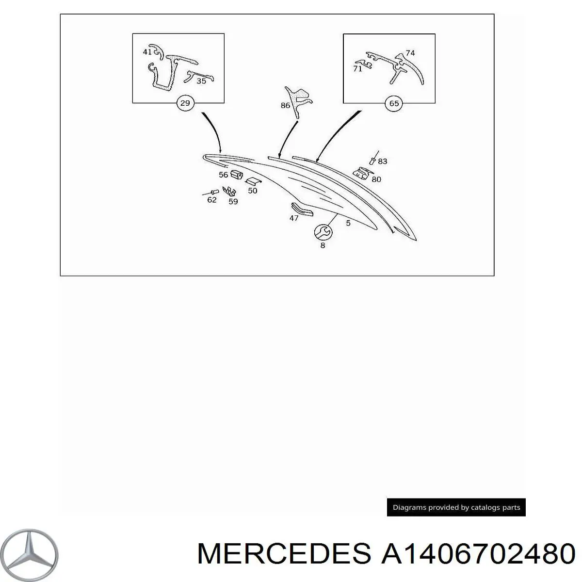 Luna trasera Mercedes S sedán (W140) (1991 - 1998) precio, desde 1552,45 EUR