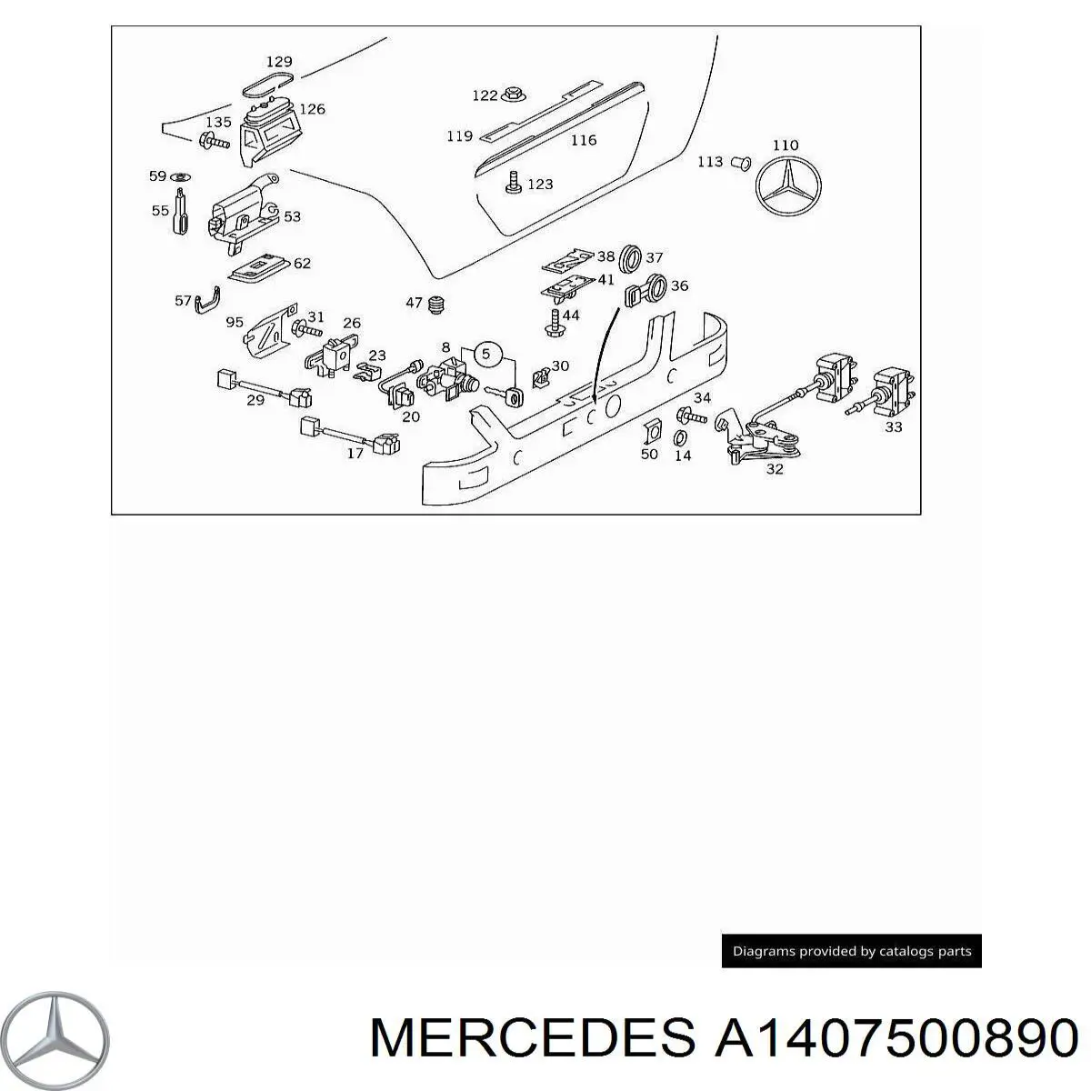 A1407500890 Mercedes 