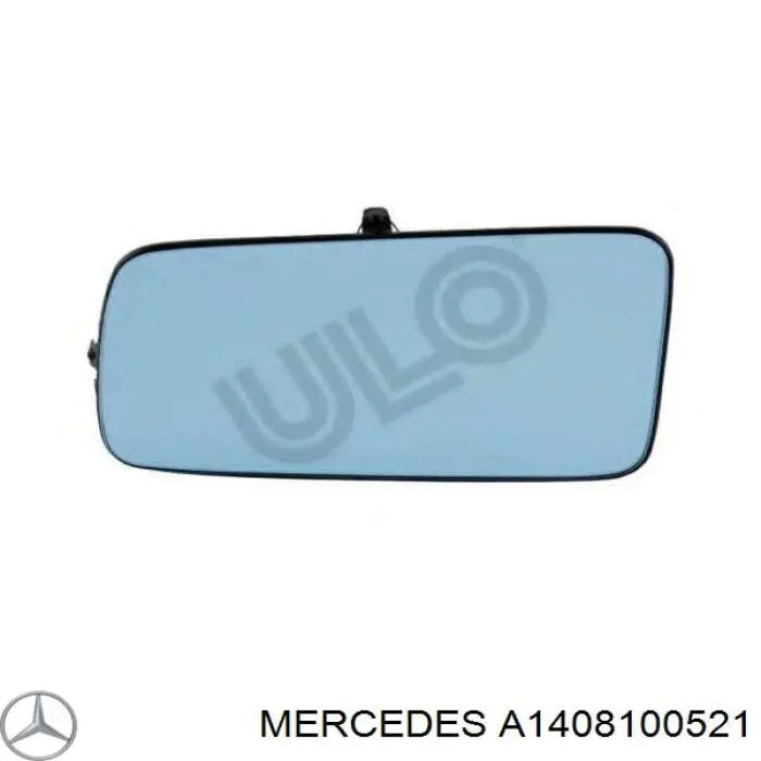 A1408100521 Mercedes cristal de espejo retrovisor exterior izquierdo