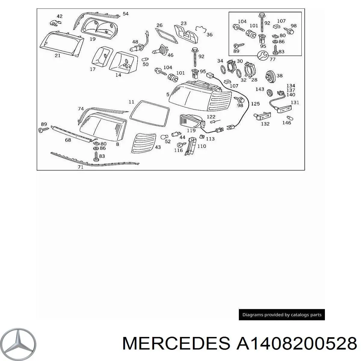 A1408200528 Mercedes 