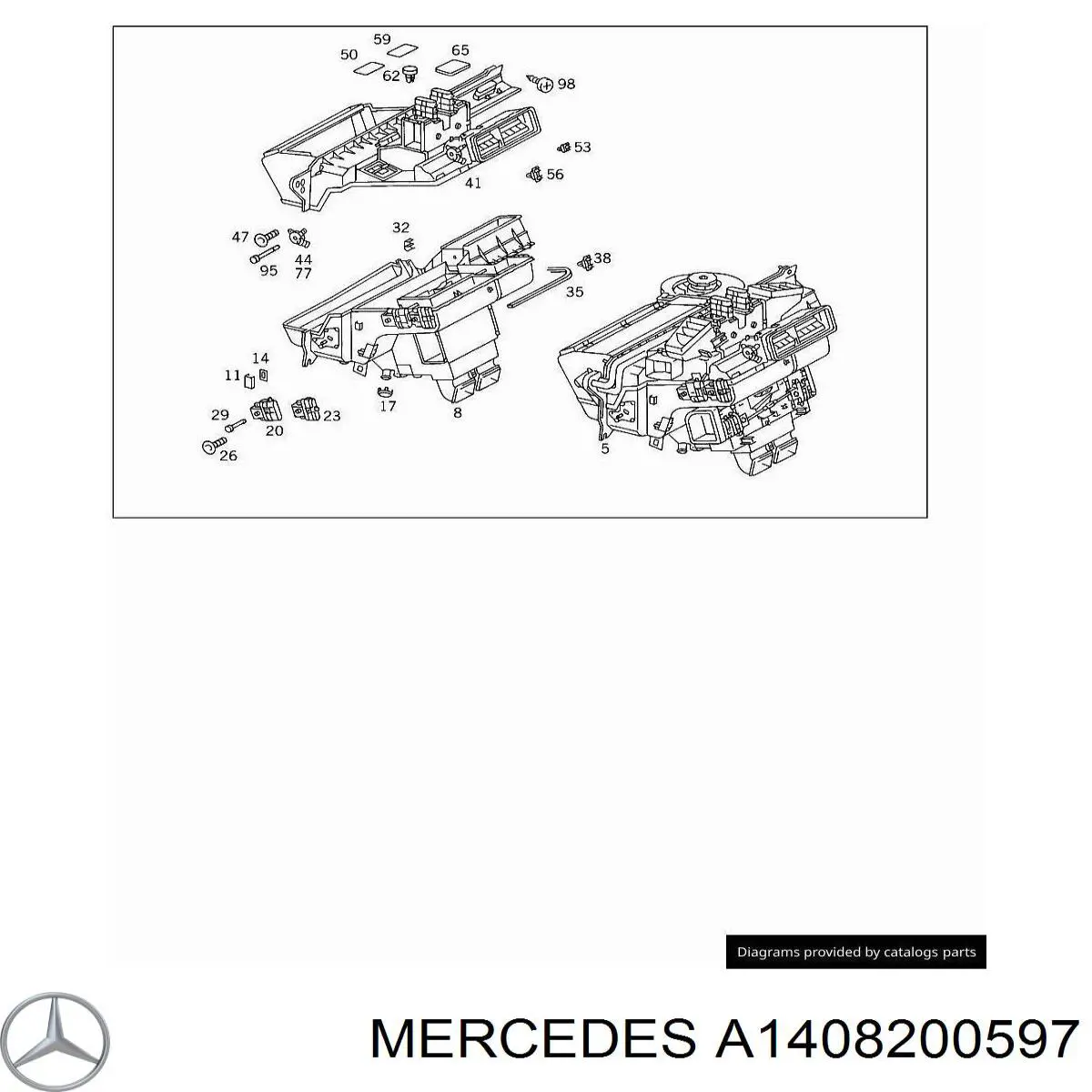A1408200597 Mercedes 