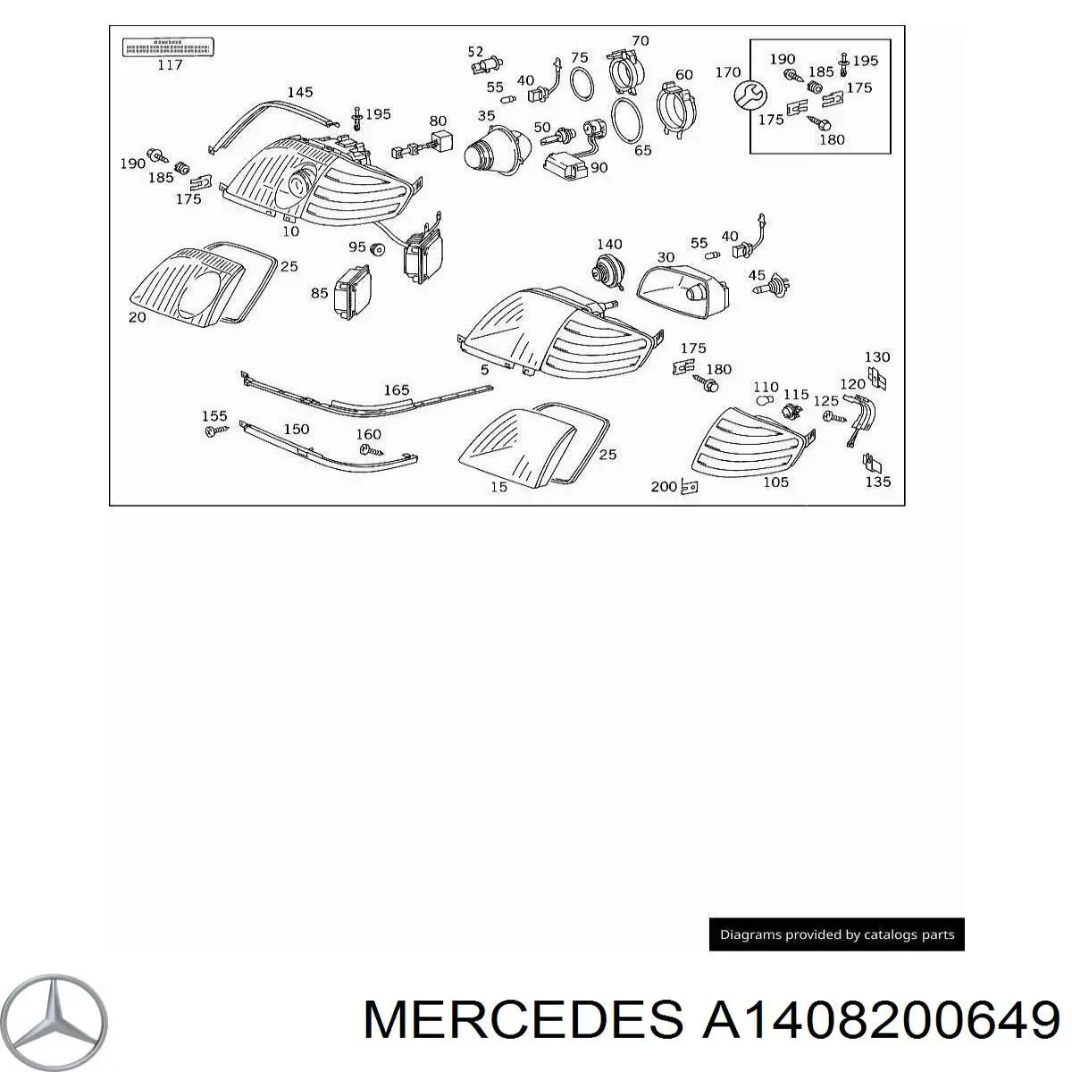  Mercedes A1408200649 precio, desde 27,34 EUR