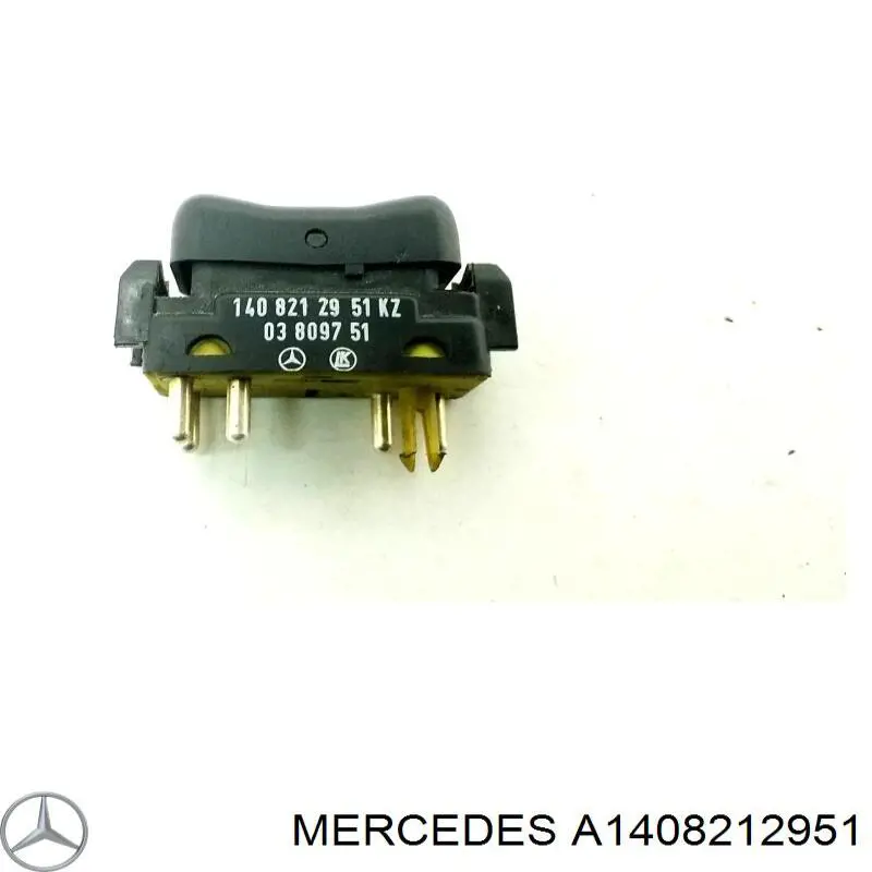 1408212851 Mercedes botón de encendido, motor eléctrico, elevalunas, consola central