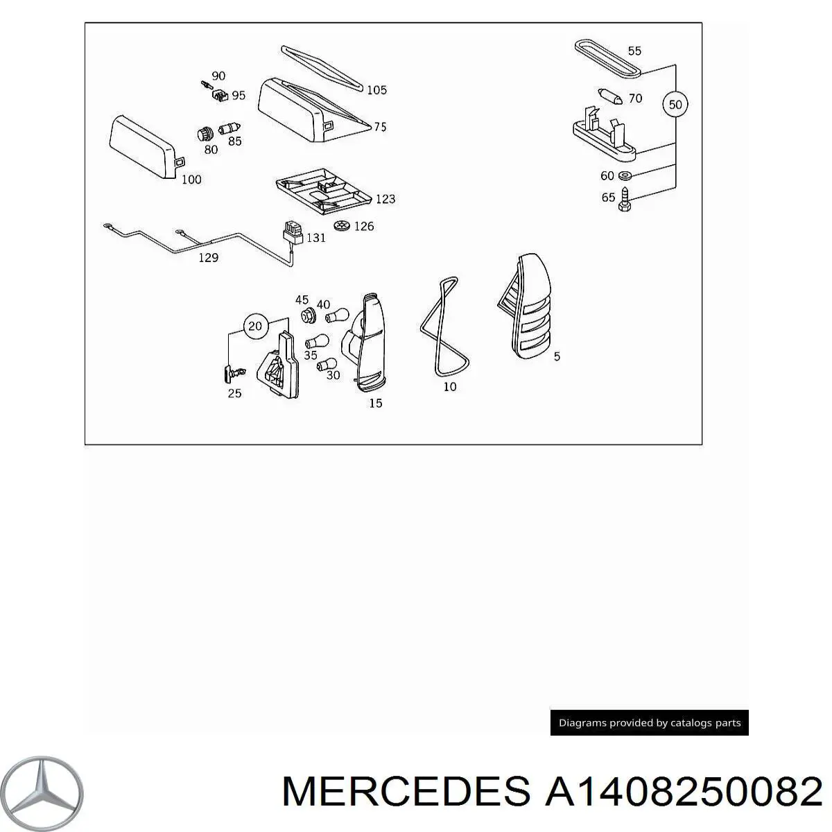 Mercedes A1408250082 precio, desde 14,93 EUR