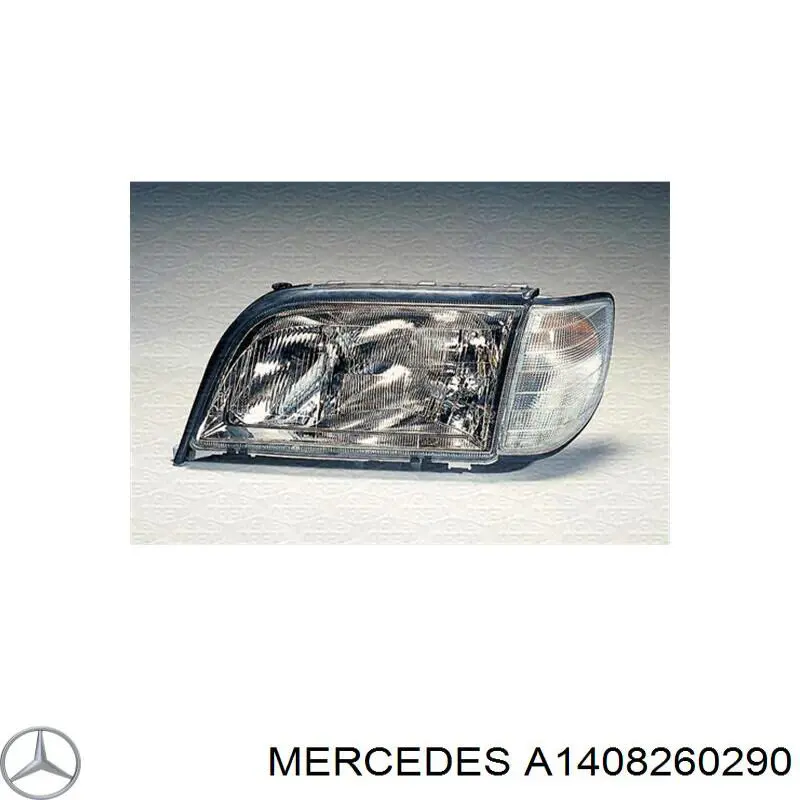 A140826029067 Mercedes cristal de faro derecho