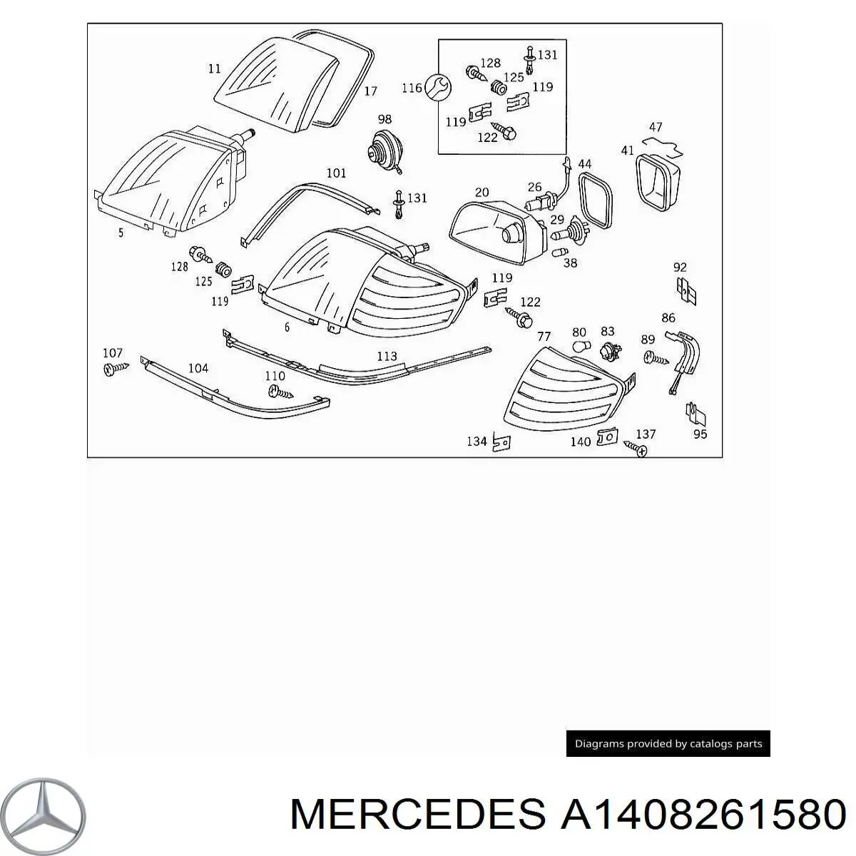 A1408261580 Mercedes 