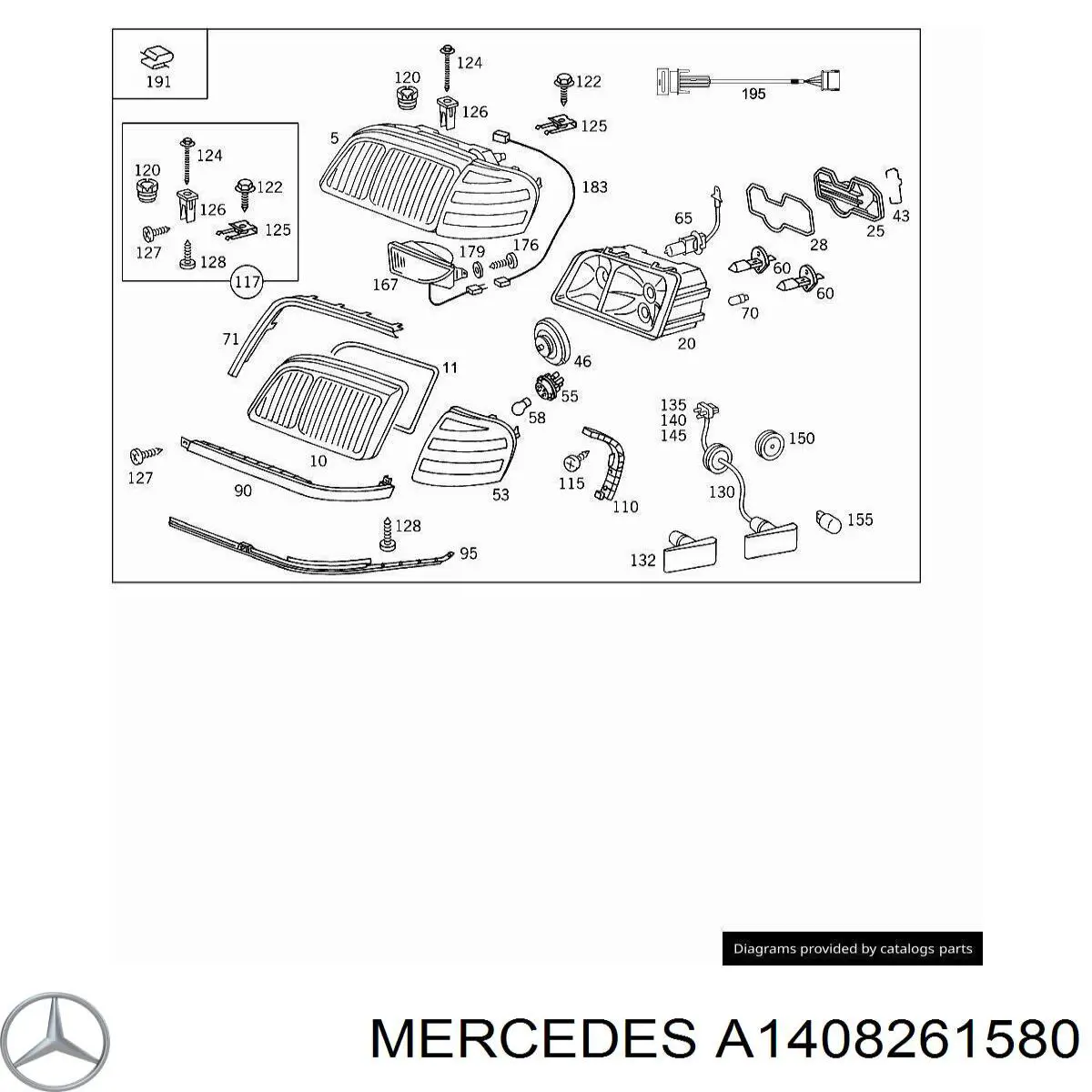 Comprar A1408261580 Mercedes 