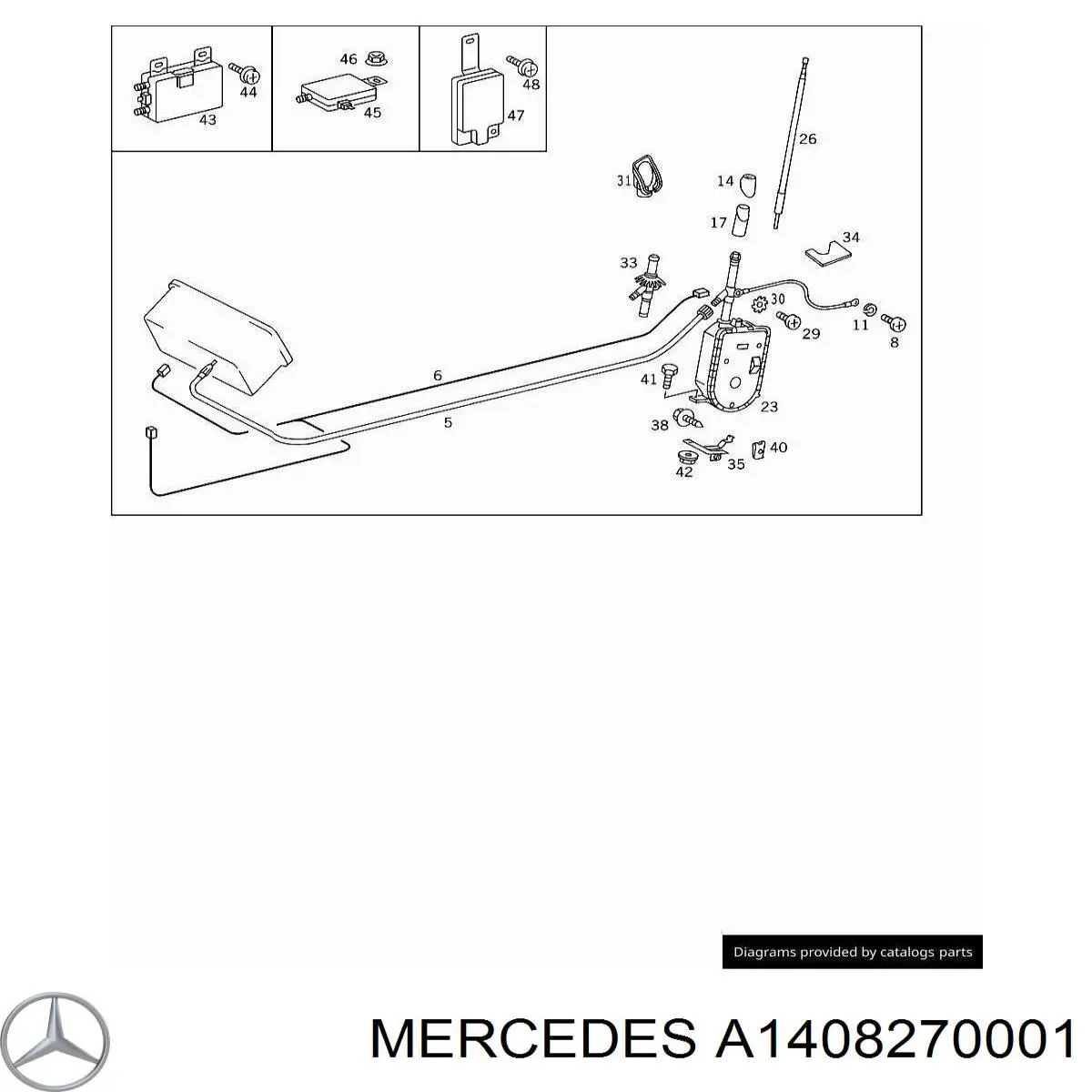 A1408270001 Mercedes