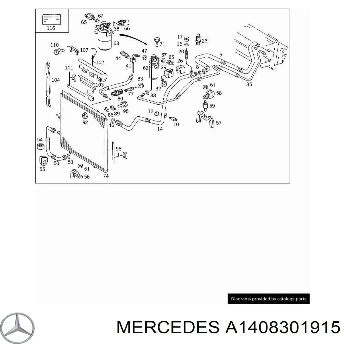 A1408301915 Mercedes