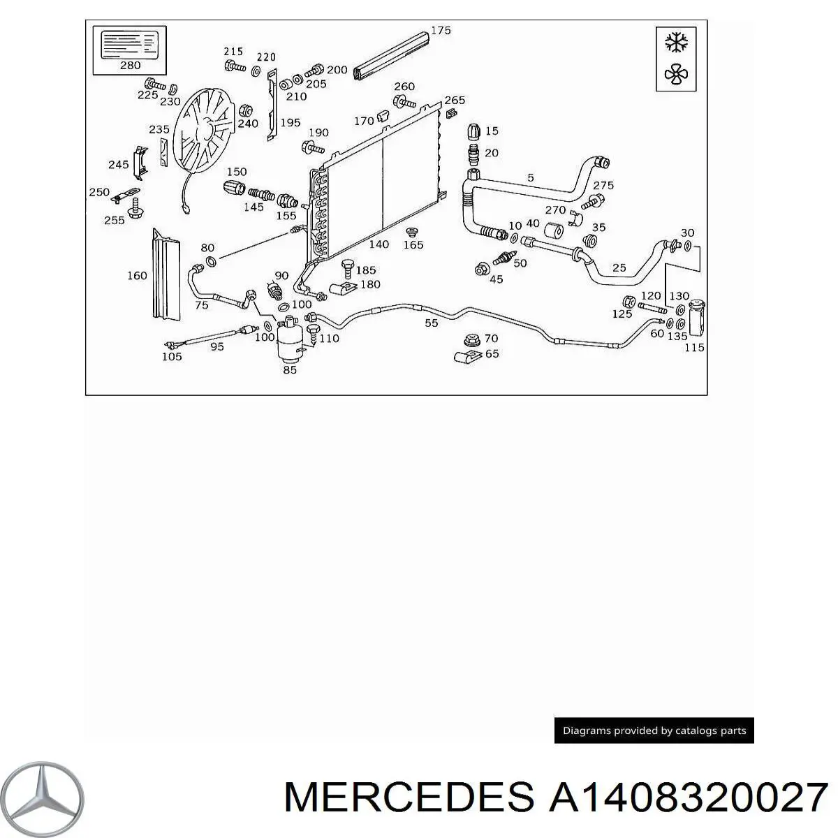 A1408320027 Mercedes 