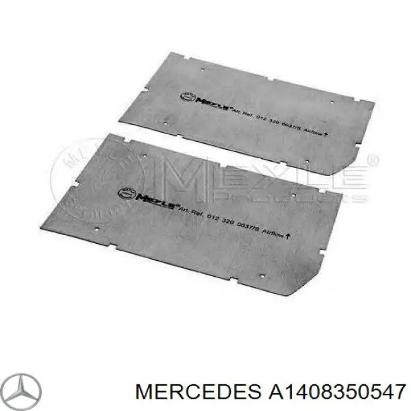A1408350547 Mercedes filtro habitáculo