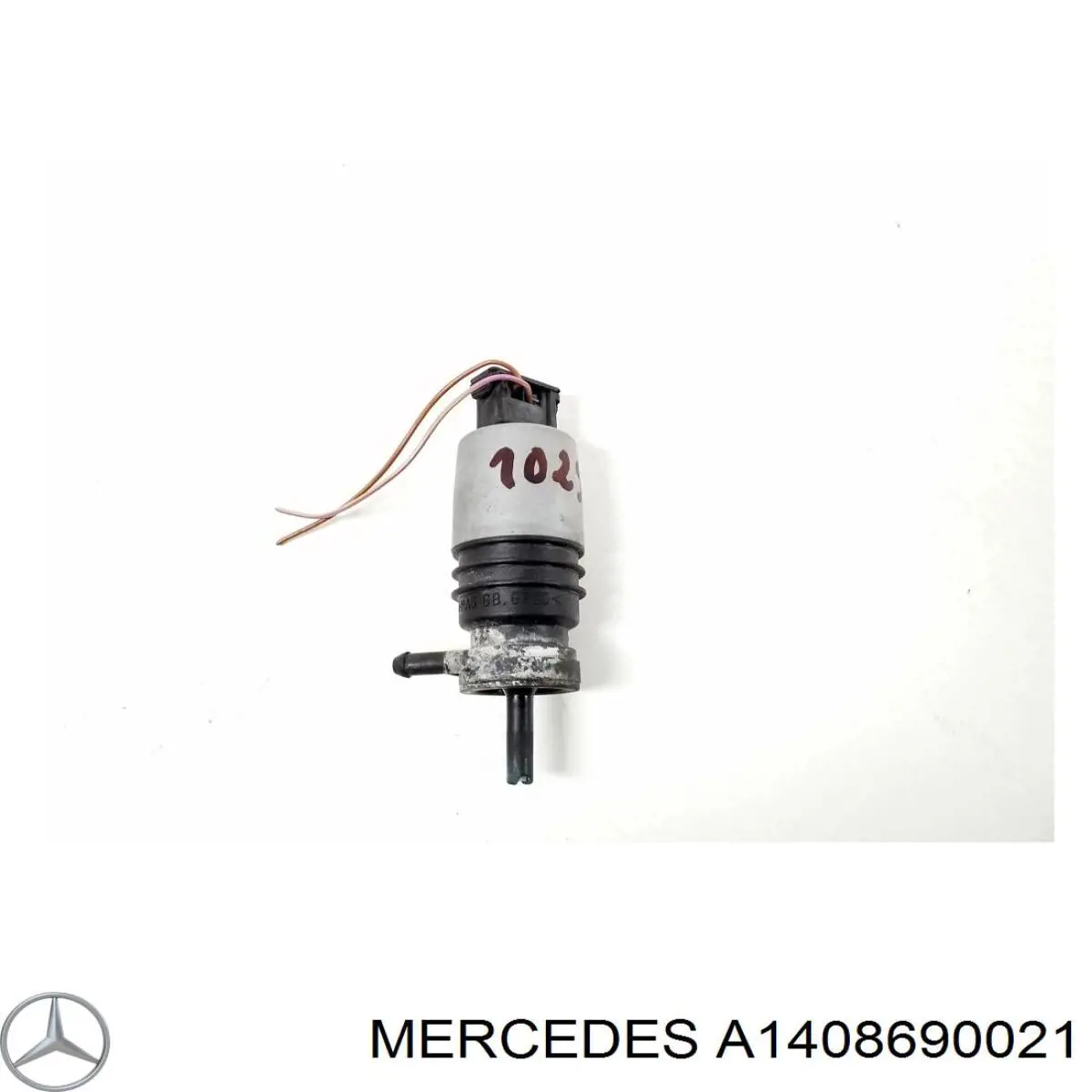 Comprar A1408690021 Mercedes Bomba de agua limpiaparabrisas, delantera