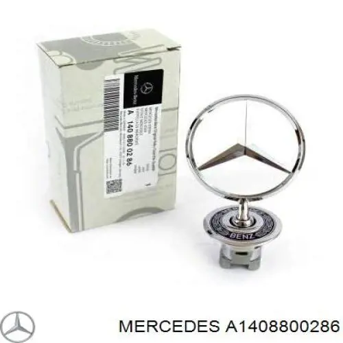 Emblema de capot para Mercedes S (W140)