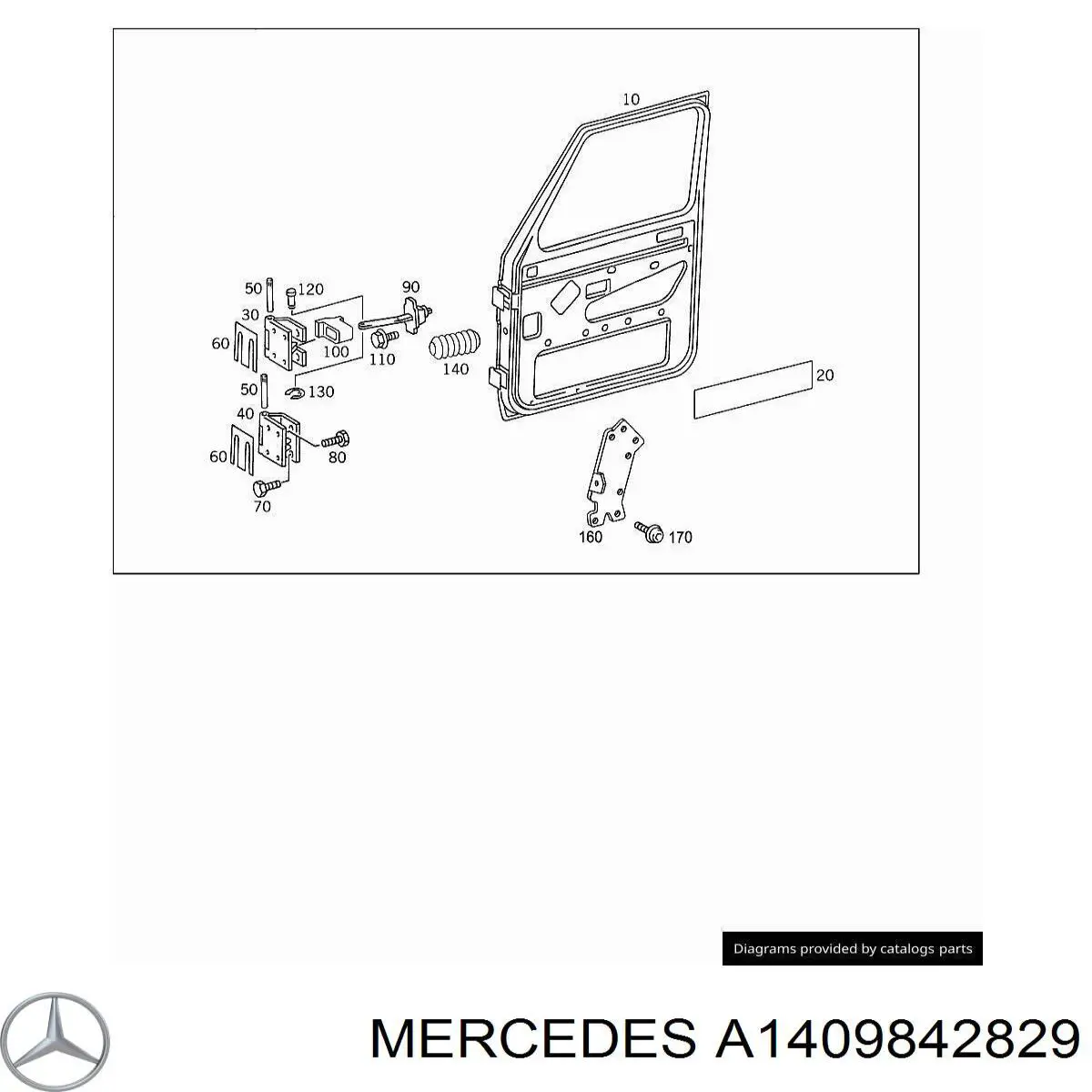 Comprar A1409842829 Mercedes Tornillo del cárter del motor