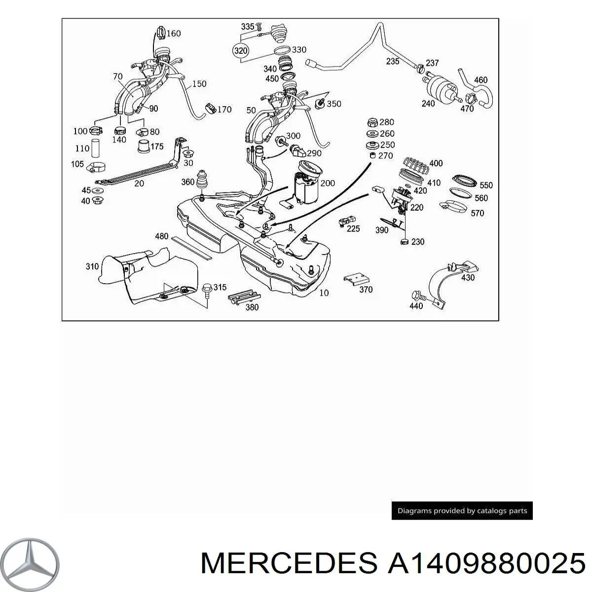 A1409880025 Mercedes