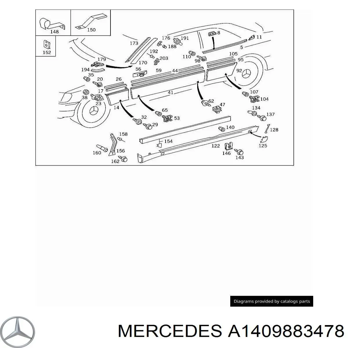  Mercedes A1409883478 precio, desde  