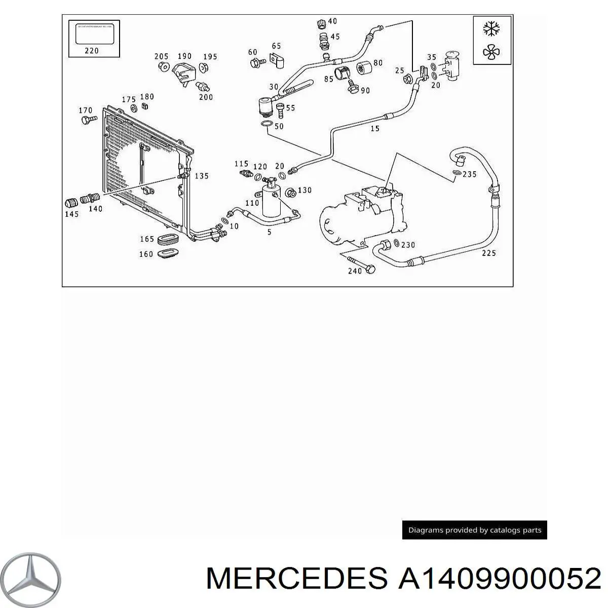 Comprar A1409900052 Mercedes 