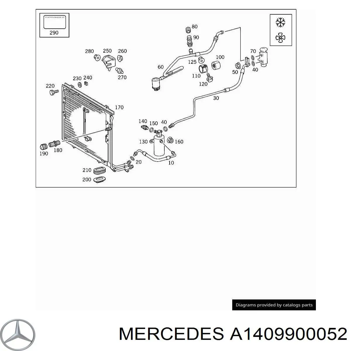 A1409900052 Mercedes 