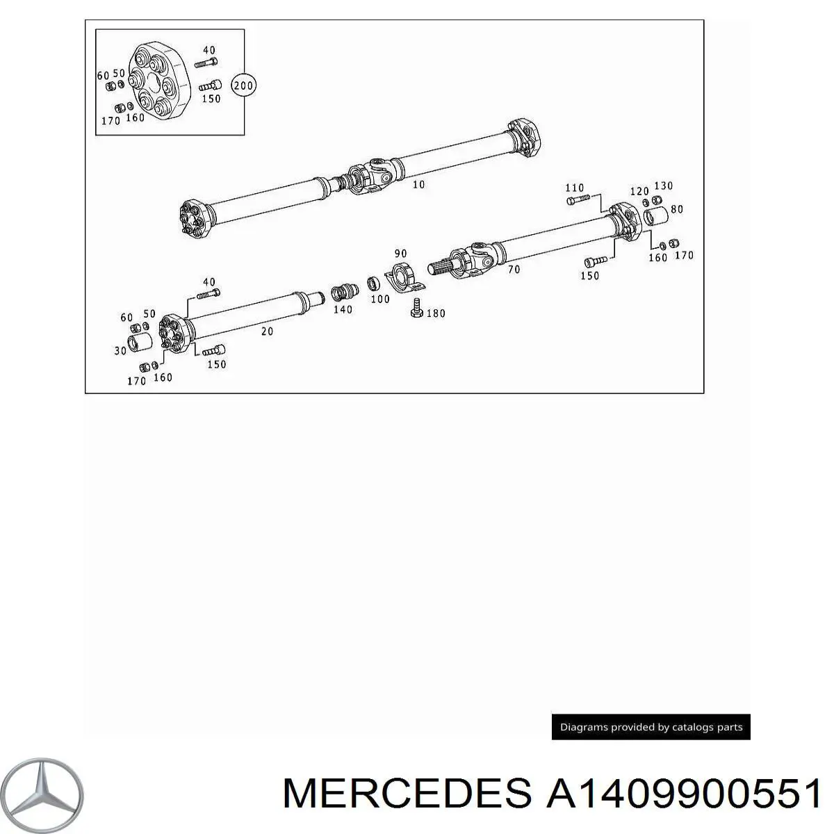 A1409900551 Mercedes 