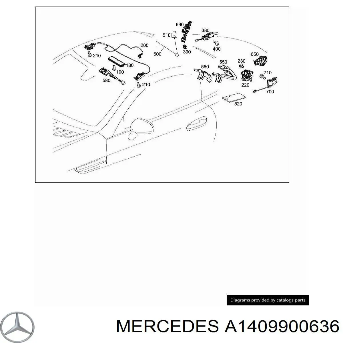  Mercedes A1409900636
