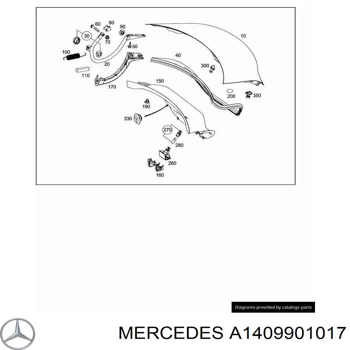  Mercedes A1409901017 precio, desde 5,87 EUR