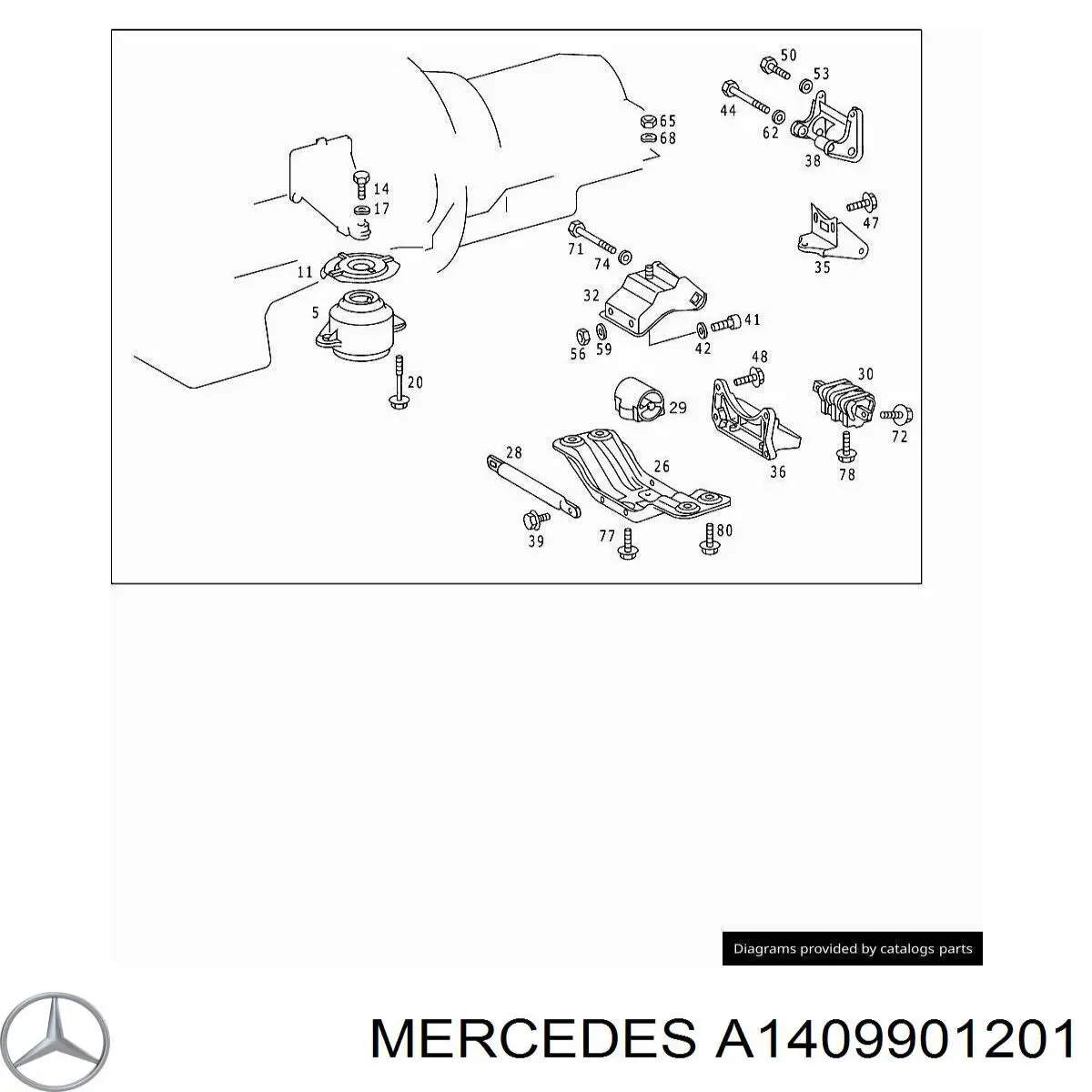 A1409901201 Mercedes 