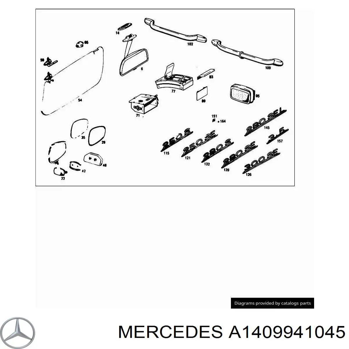  Mercedes A1409941045 precio, desde 0,44 EUR