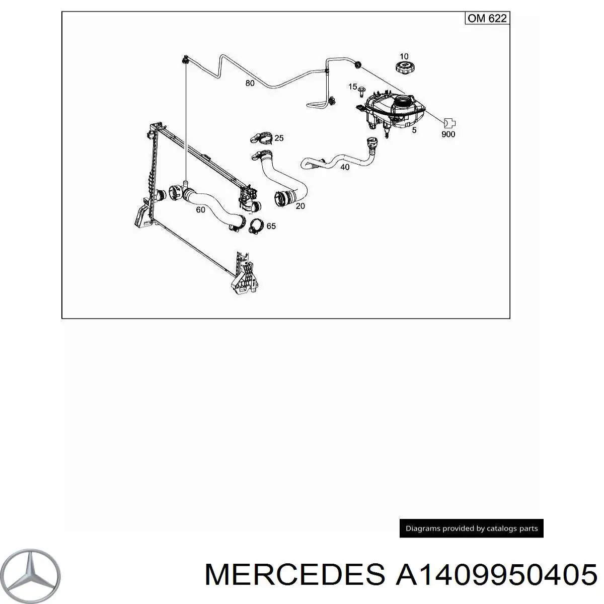  Mercedes A1409950405