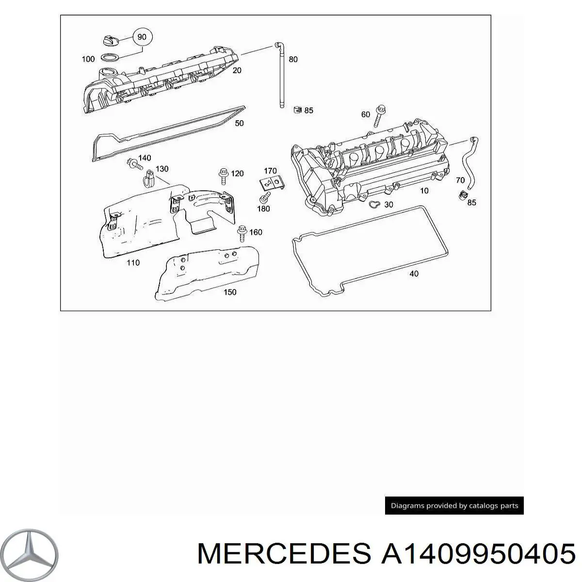  Mercedes A1409950405 precio, desde 6,23 EUR