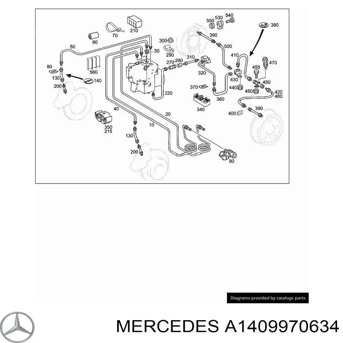  Mercedes A1409970634 precio, desde 4,63 EUR