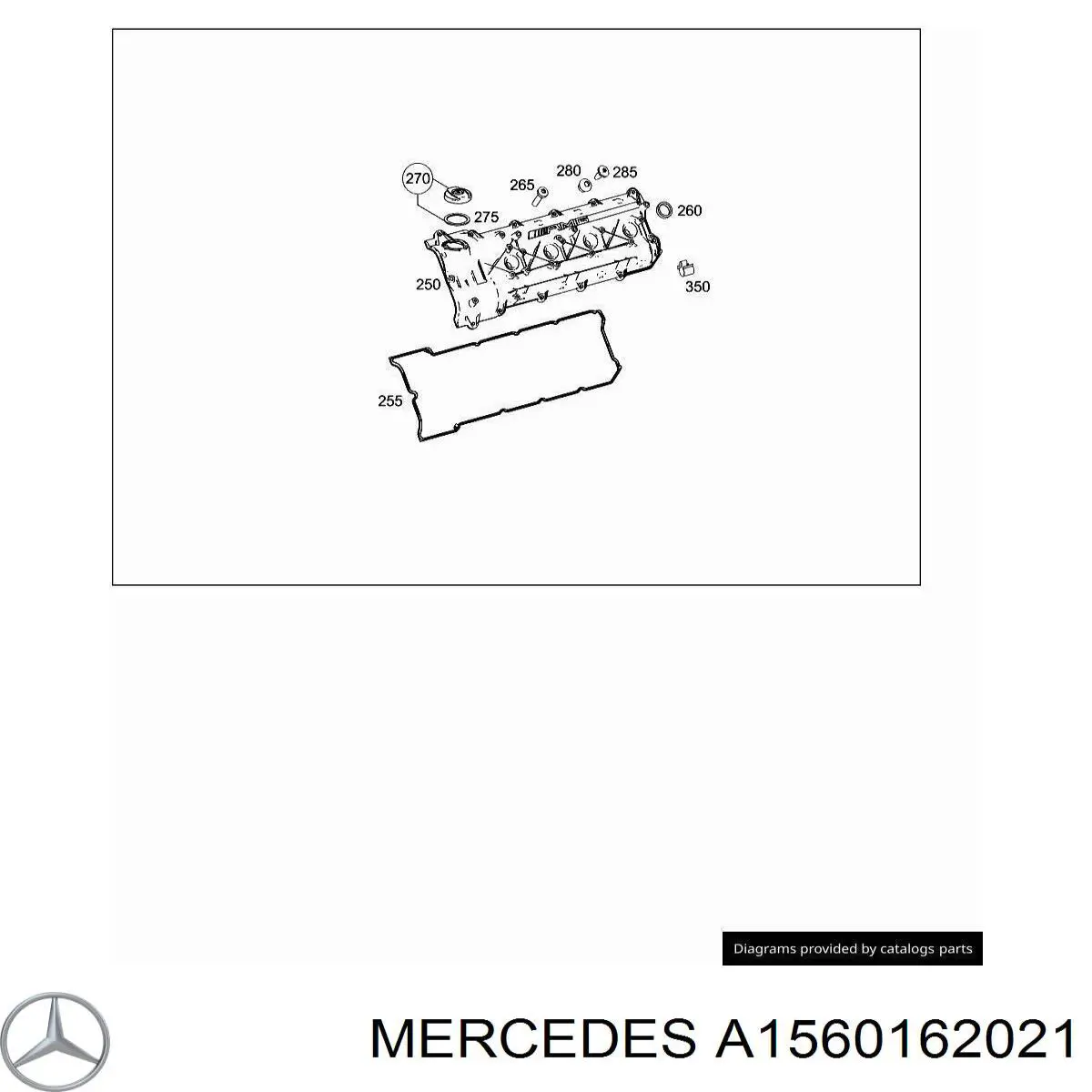 Junta, tapa de culata de cilindro izquierda Mercedes S (W221)