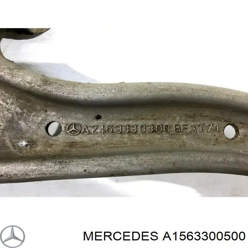 A1563300500 Mercedes barra oscilante, suspensión de ruedas delantera, inferior izquierda